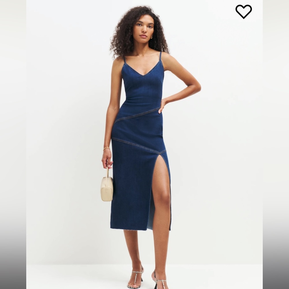 NWT Reformation Novelle Midi Dress